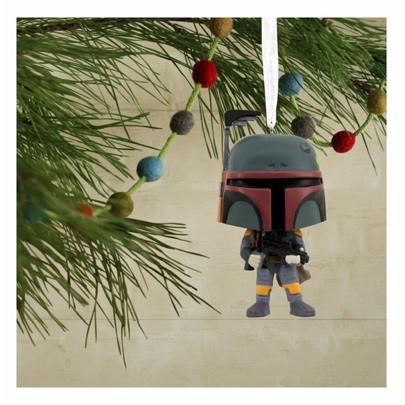 Hallmark Star Wars Boba Fett Funko POP Ornament NWT - Picture 5 of 7